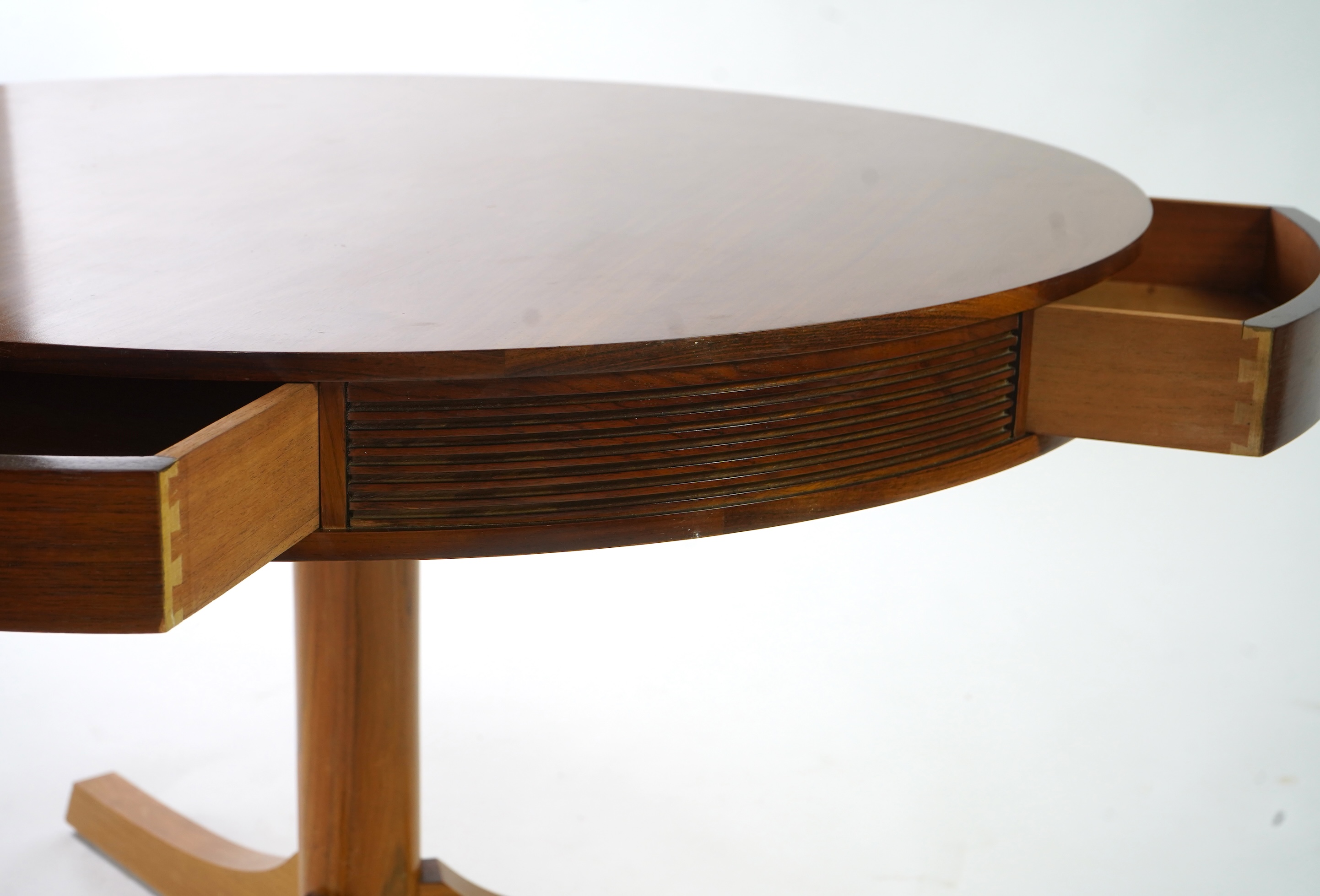 Robert Heritage (1927-2008) for Archie Shine: A 'Bridgford' Indian rosewood drum table